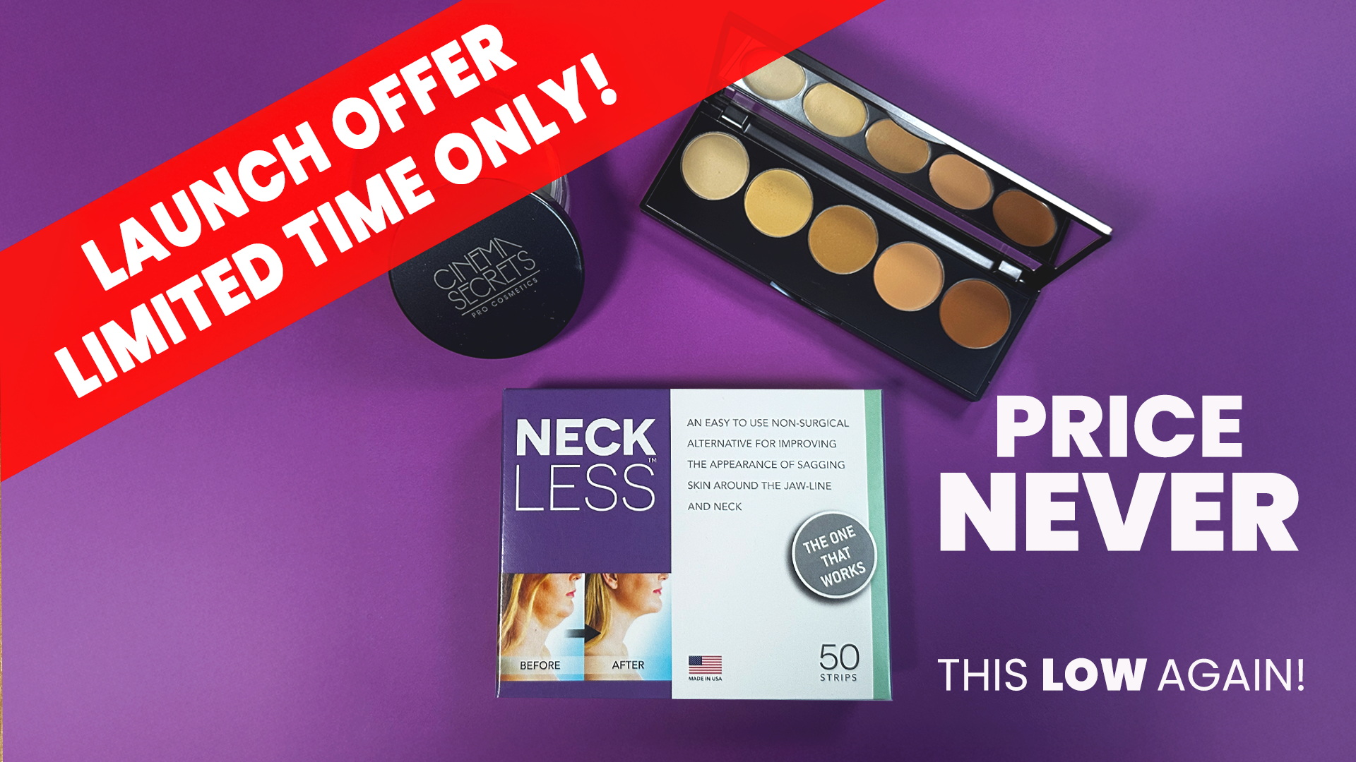NECK LESS No Trace  Bundle for Short Hair