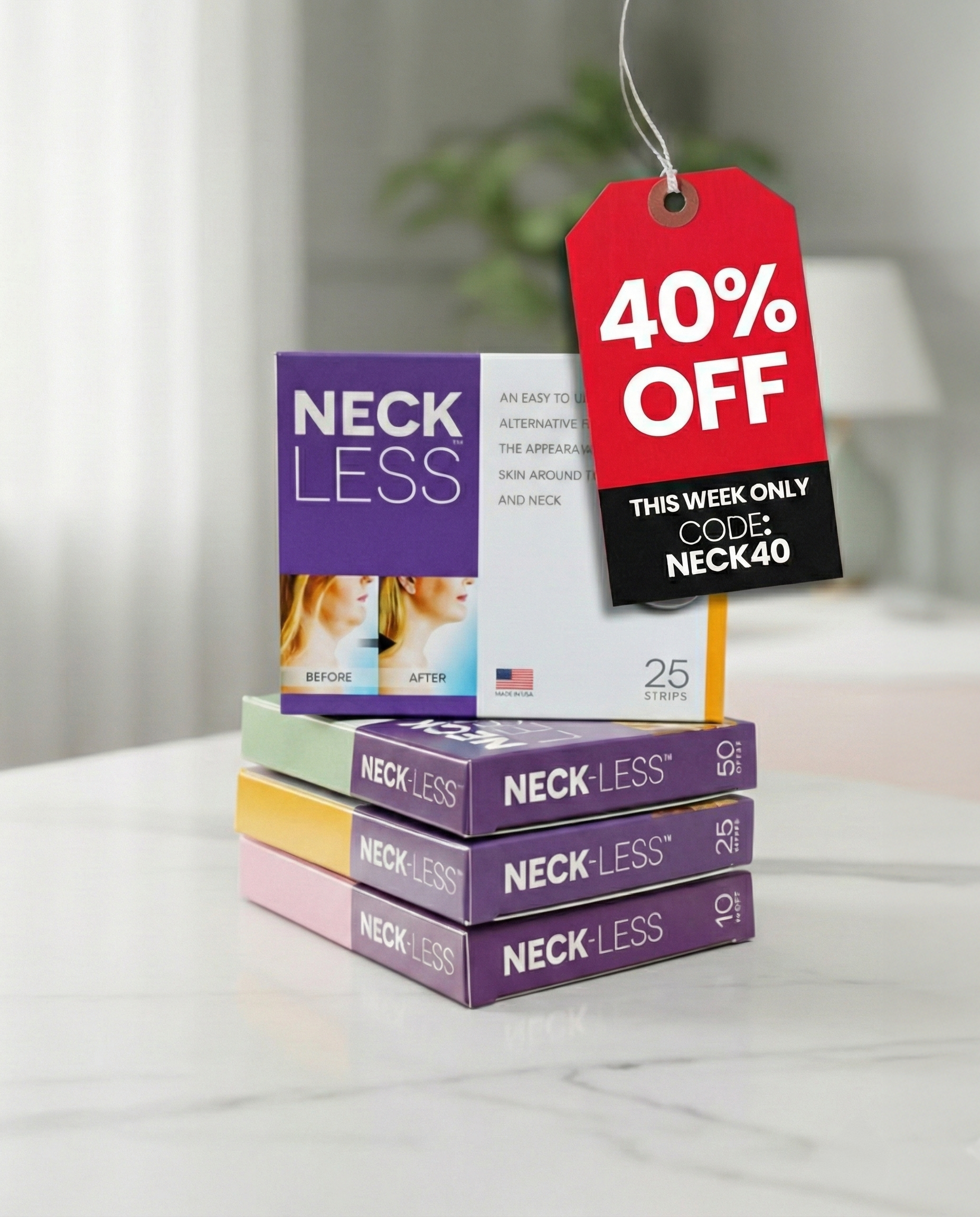 Neck Less - 100 Strips